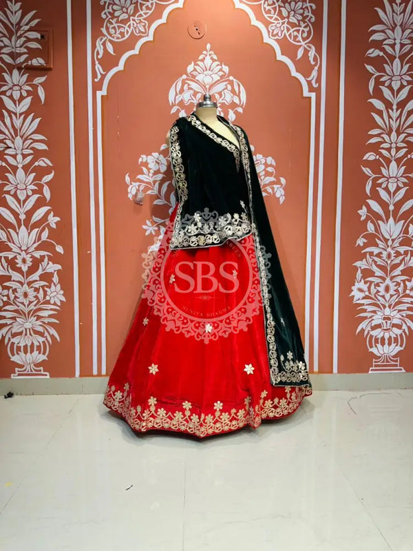 ROYAL VELVET LEHENGA SET