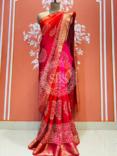 RUSSIAN SILK BOOTA SAREE