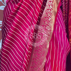 RUSSIAN SILK LEHERIYA SAREE