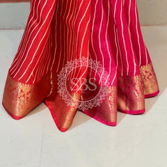 RUSSIAN SILK LEHERIYA SAREE