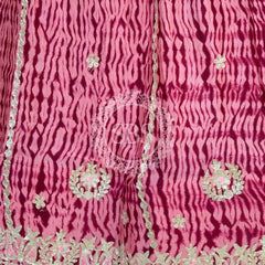 SHIBORI BHANDEJ GOTA PATTI CHINON LEHENGA