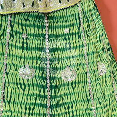 SHIBORI BHANDEJ GOTA PATTI CHINON LEHENGA