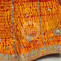 SHIBORI BHANDEJ GOTA PATTI CHINON LEHENGA