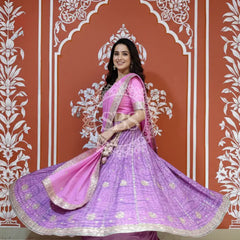 SHIBORI GOTA PATTI CHINON LEHENGA