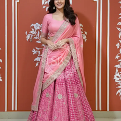 SHIBORI GOTA PATTI CHINON LEHENGA