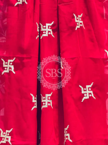 Swastik Georgette Saree