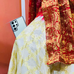 TAFETA SILK 24 KALI GHATCHOLA LEHENGA