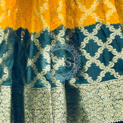 TAFETA SILK 24 KALI GHATCHOLA LEHENGA