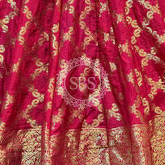 TAFETA SILK 24 KALI GHATCHOLA LEHENGA
