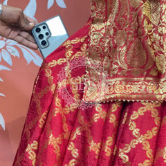 TAFETA SILK 24 KALI GHATCHOLA LEHENGA