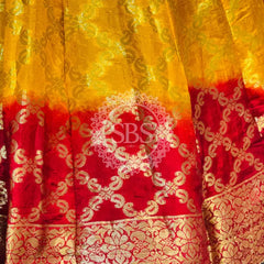 TAFETA SILK 24 KALI GHATCHOLA LEHENGA