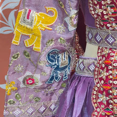 TISSUE ELEPHANTH ROYAL LEHENGA SET