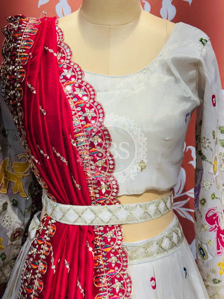 TISSUE ELEPHANTH ROYAL LEHENGA SET