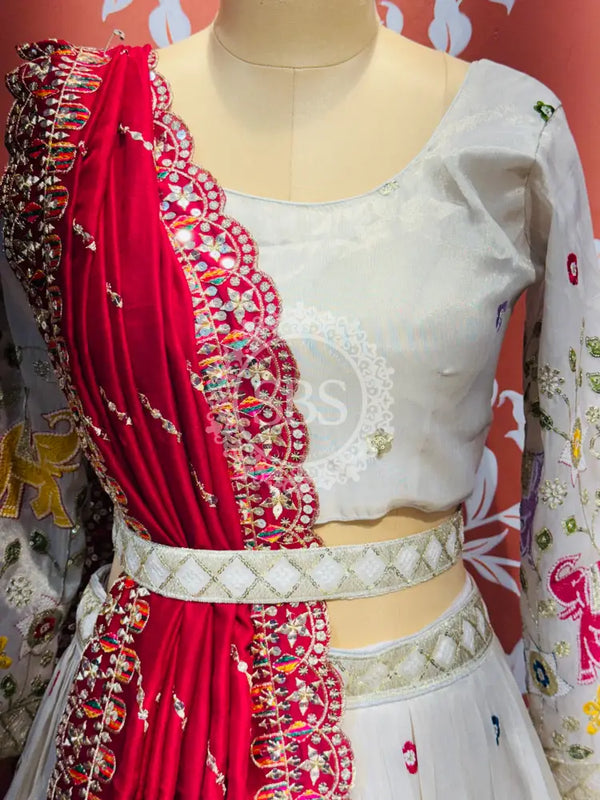 TISSUE ELEPHANTH ROYAL LEHENGA SET