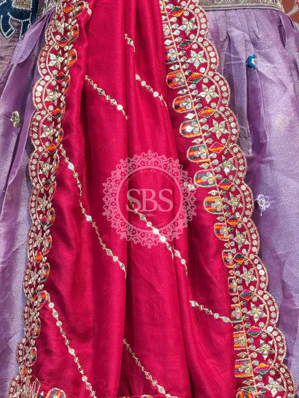 TISSUE ELEPHANTH ROYAL LEHENGA SET