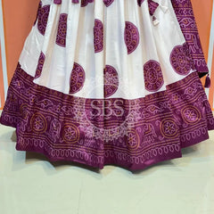 TUSSAR SILK GUJRATI BOOTA LEHENGA