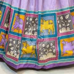 TUSSAR SILK GUJRATI LEHENGA