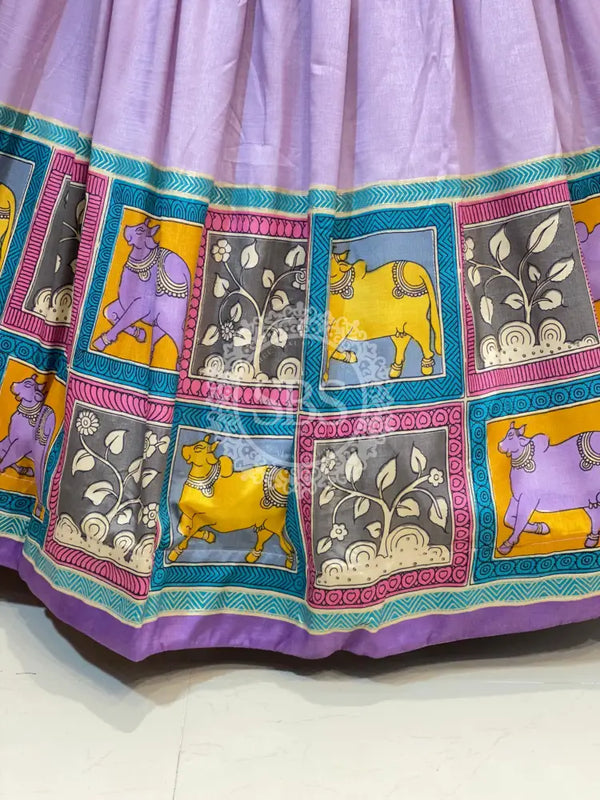 TUSSAR SILK GUJRATI LEHENGA