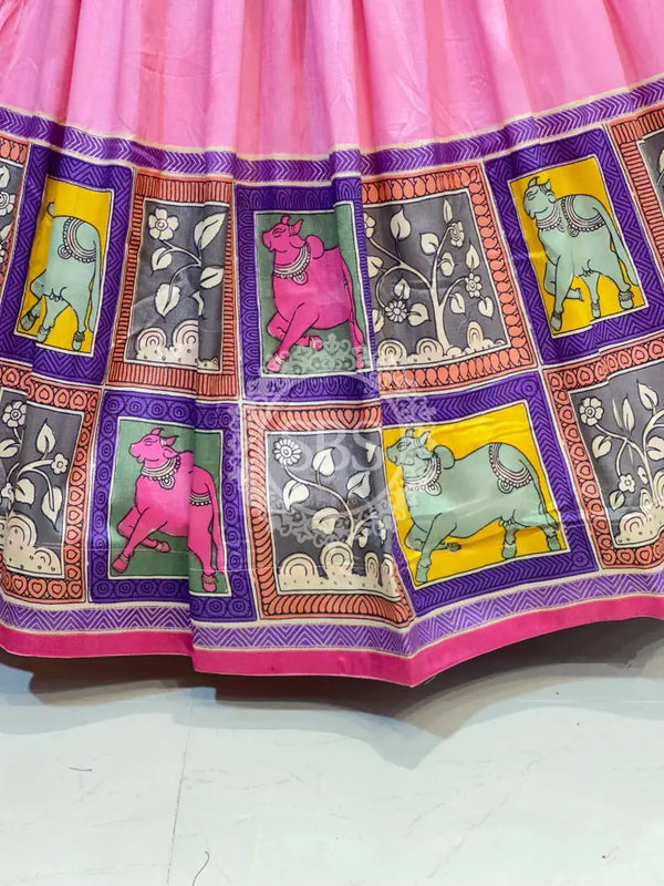 TUSSAR SILK GUJRATI LEHENGA