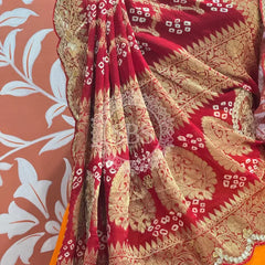 UPADA SILK LEHENGA WITH GHATCHOLA DUPATTA