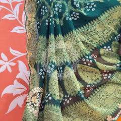 UPADA SILK LEHENGA WITH GHATCHOLA DUPATTA