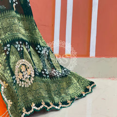 UPADA SILK LEHENGA WITH GHATCHOLA DUPATTA