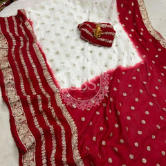 VISCOS GEORGETTE DOUBLE SHADE SAREE