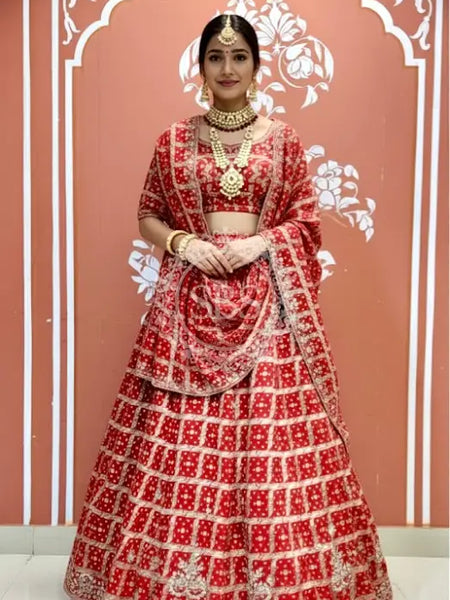 Zari Ghatchola Pure Georgette lehenga