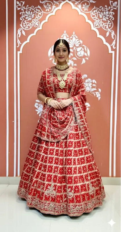 Zari Ghatchola Pure Georgette lehenga