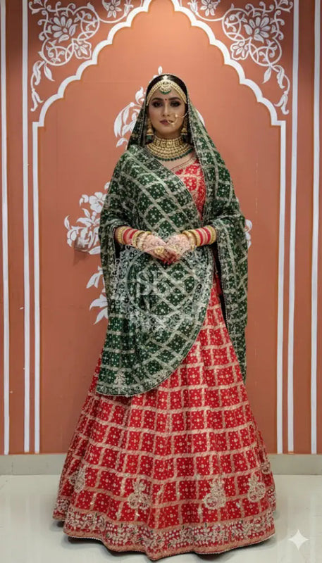 Zari Ghatchola Pure Georgette lehenga