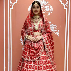 Zari Ghatchola Pure Georgette lehenga