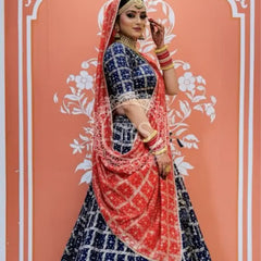 Zari Ghatchola Pure Georgette lehenga