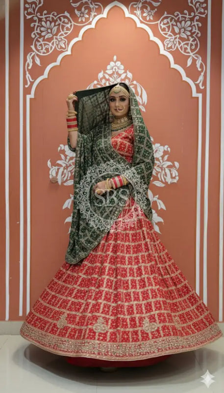 Zari Ghatchola Pure Georgette lehenga