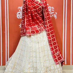Zari Ghatchola Pure Georgette lehenga