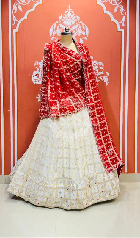 Zari Ghatchola Pure Georgette lehenga