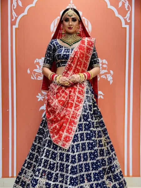 Zari Ghatchola Pure Georgette lehenga