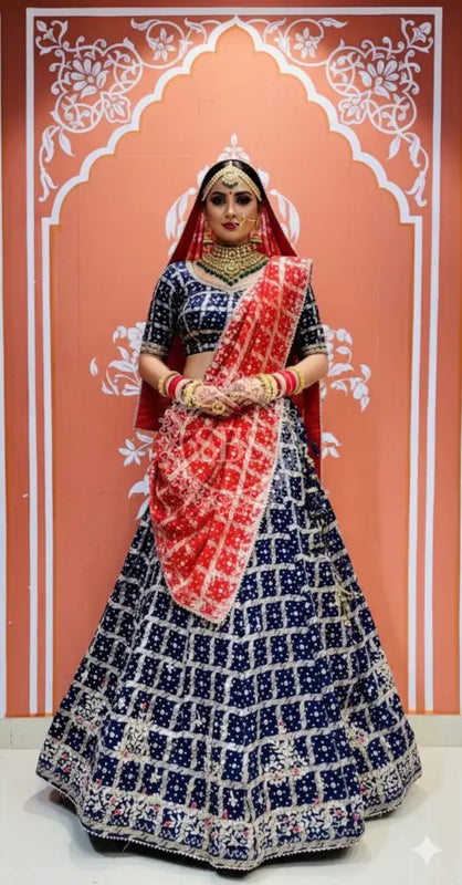 Zari Ghatchola Pure Georgette lehenga