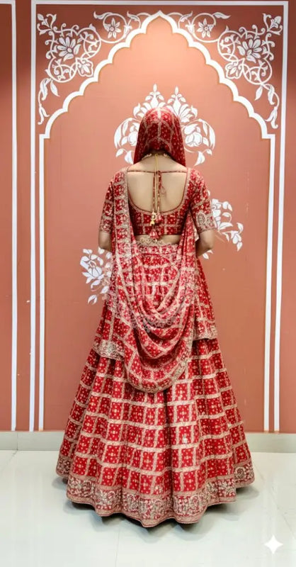 Zari Ghatchola Pure Georgette lehenga