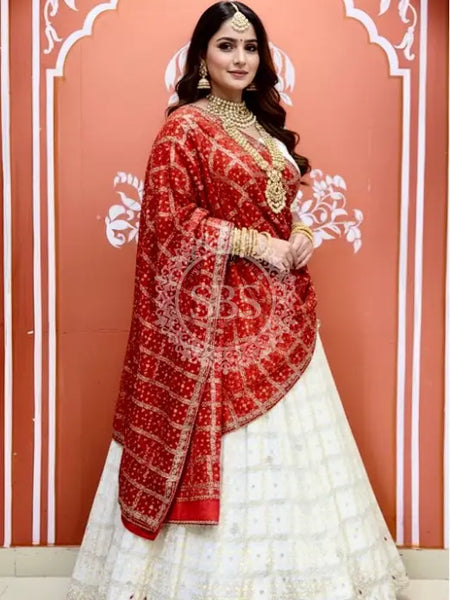 Zari Ghatchola Pure Georgette lehenga
