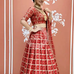 Zari Ghatchola Pure Georgette lehenga