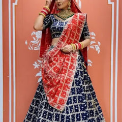 Zari Ghatchola Pure Georgette lehenga