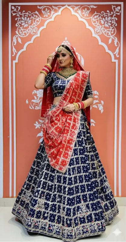 Zari Ghatchola Pure Georgette lehenga