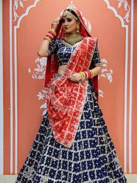 Zari Ghatchola Pure Georgette lehenga