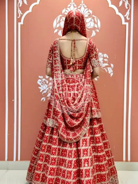 Zari Ghatchola Pure Georgette lehenga