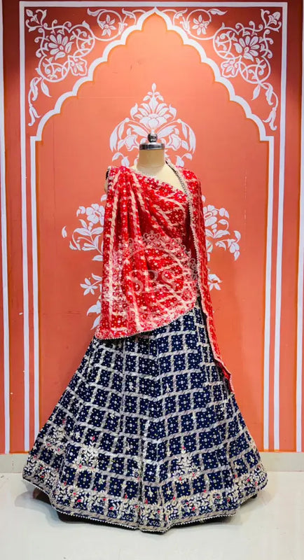 Zari Ghatchola Pure Georgette lehenga