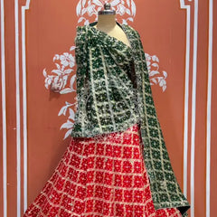 Zari Ghatchola Pure Georgette lehenga