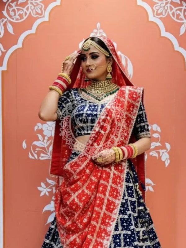 Zari Ghatchola Pure Georgette lehenga