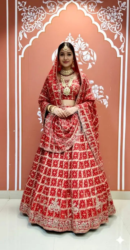 Zari Ghatchola Pure Georgette lehenga